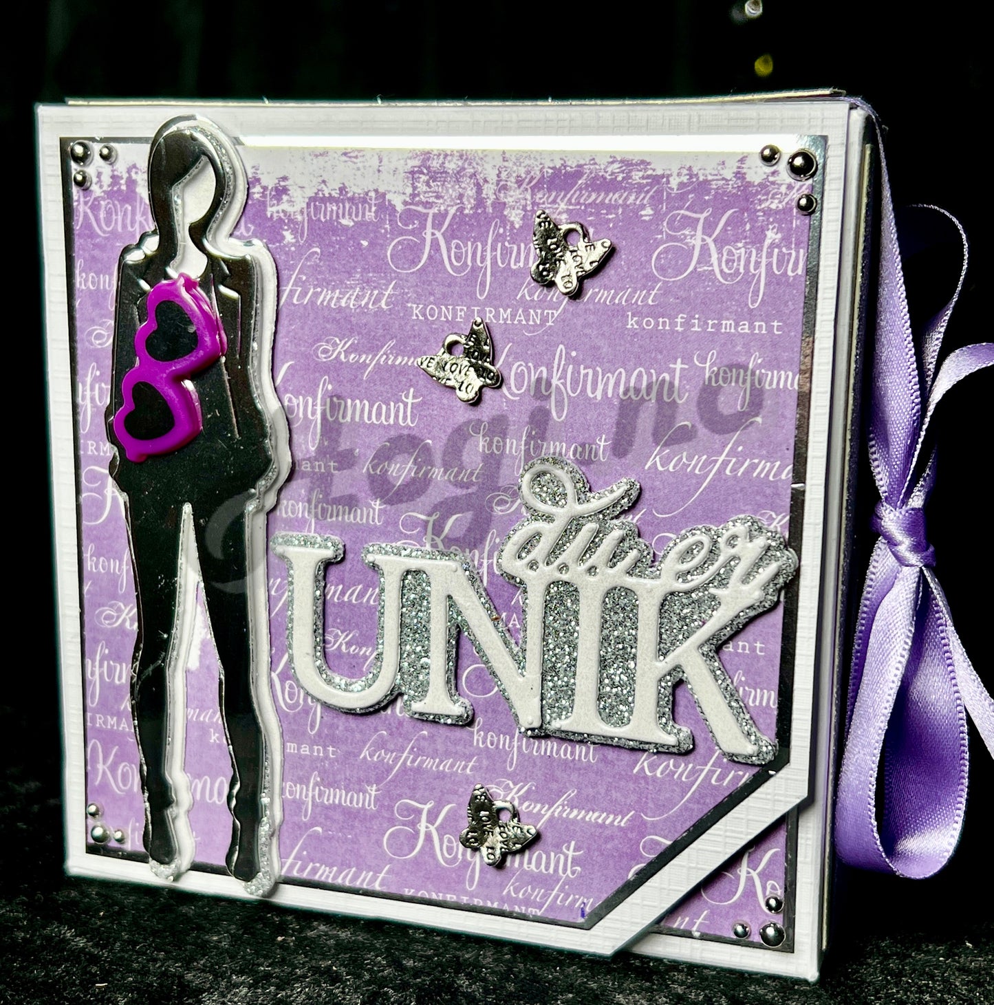 Charms/ miniatyr - Hjerteformede solbriller TILBUD! 3 for 2