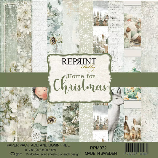 Forhåndsbestill nå! Kommer snart! NYHET! Reprint - Home for christmas Collection - 8x8