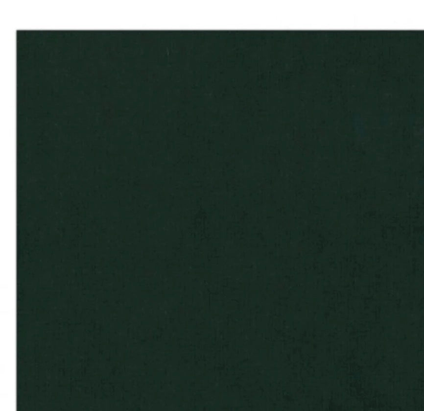 Kartong ensfarget skogsgrønn - forest green- 12x12 250g med linstruktur