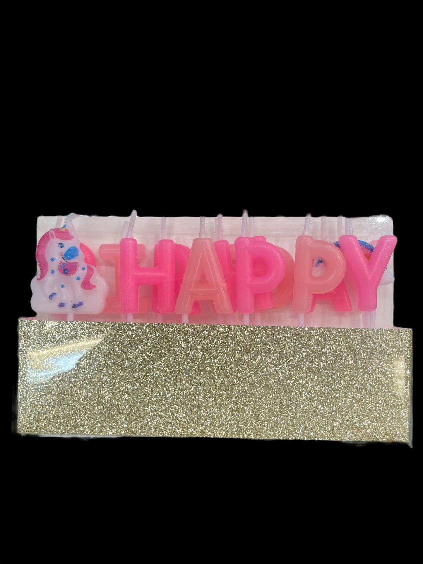 Kakelys - «HAPPY BIRTHDAY» - velg farge - H=30mm