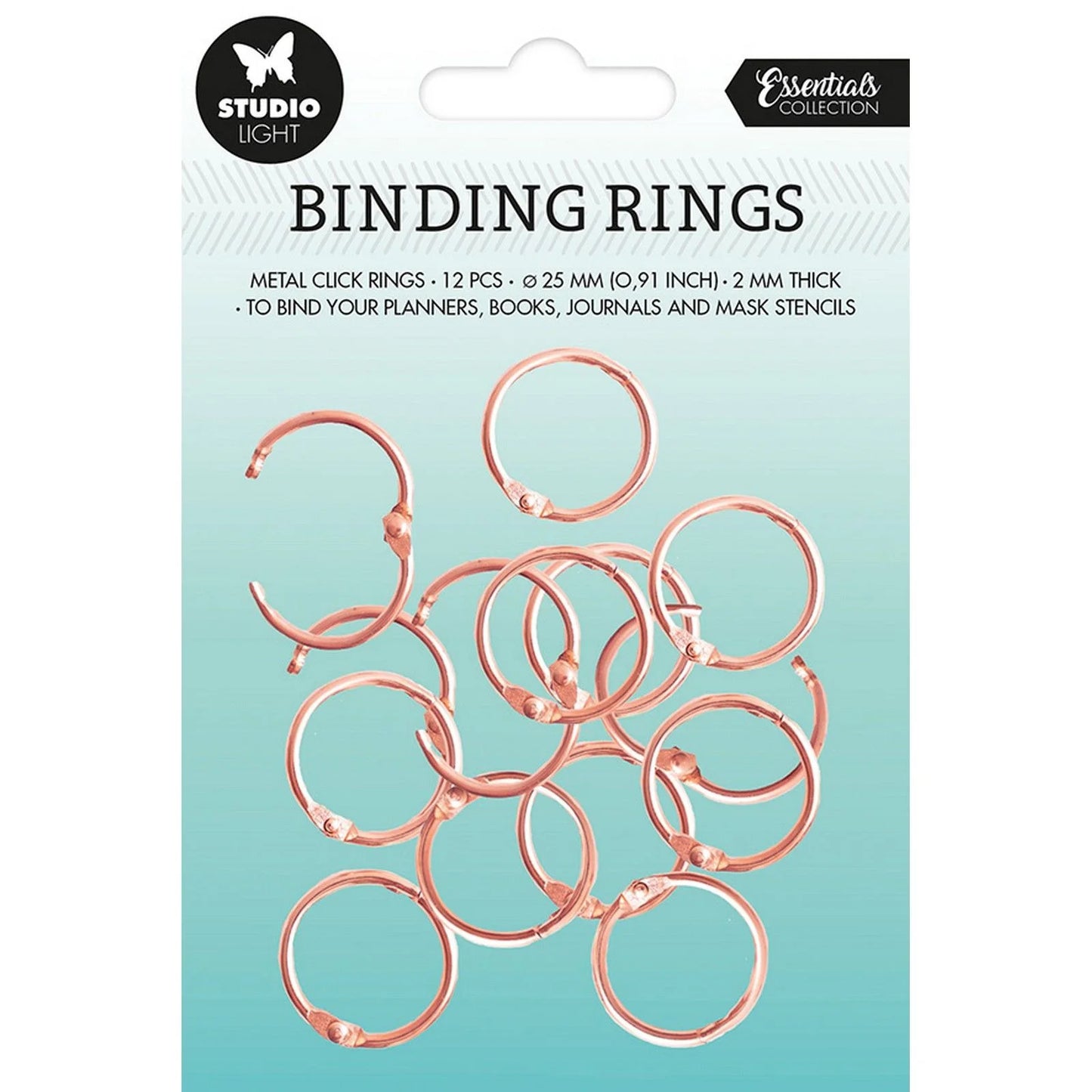 StudioLight Binding Rings (12pcs) velg farge