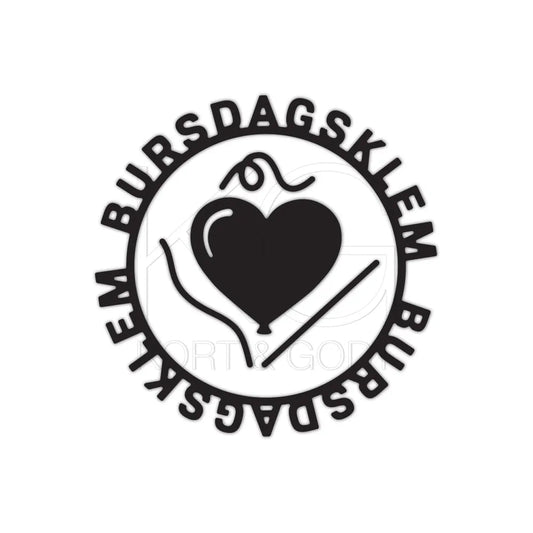 Kort og Godt dies K&G KG -Bursdagsklem - Die 357