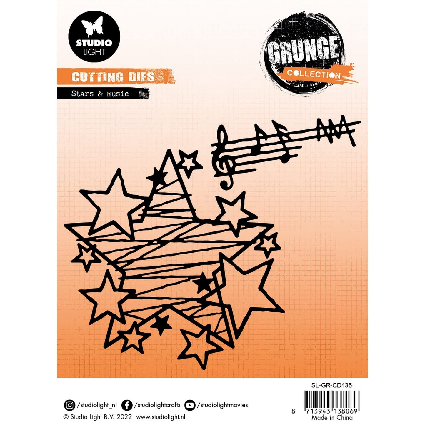 Studiolight dies - Stars & Grunge Dies (SL-GR-CD435)