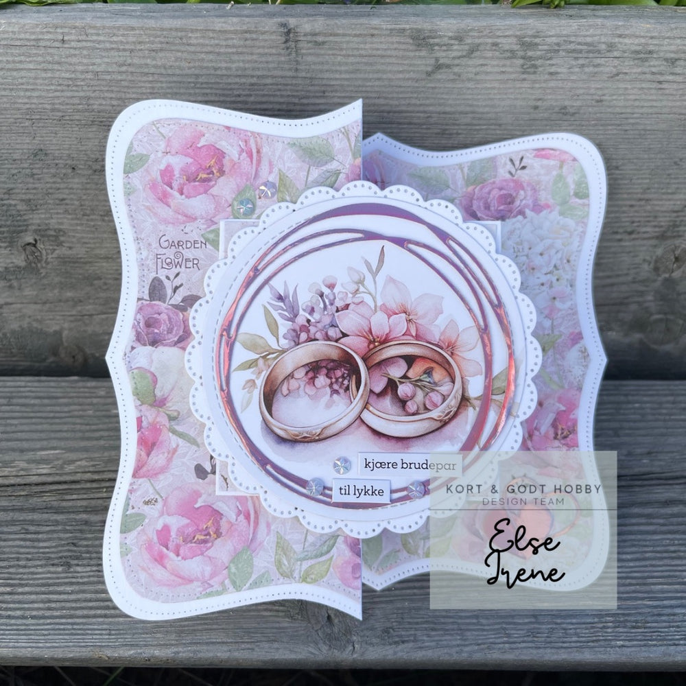 NYHET! Kort & Godt - Dies - Skriblet sirkel die355