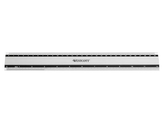 Westcott - Aluminium Ruler 30cm Anti Slip (AC-E10191)