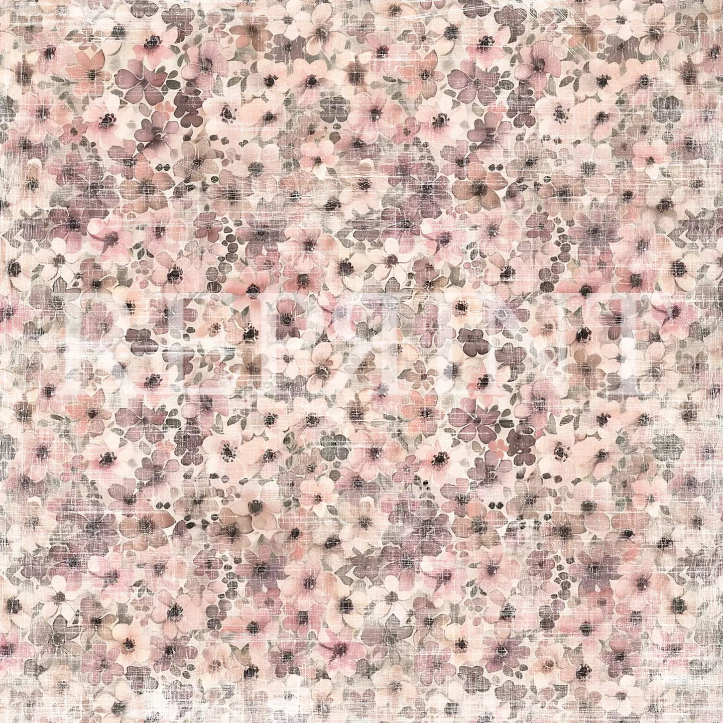 NYHET! Reprint - Girly - Flowers - 12x12 tosidig mønsterark RP0646