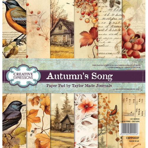 Creative expressions - Paperpack - autumn’s song - 8x8