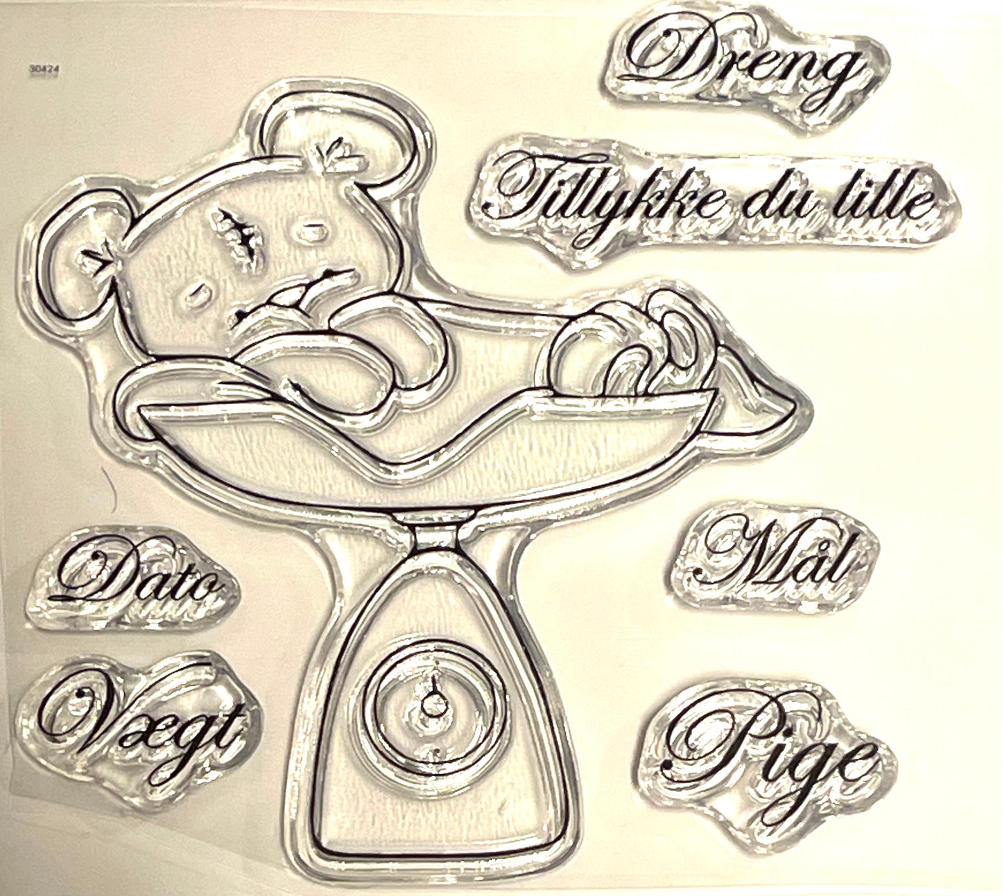 Anemone_design Dies + stempel "Teddy Bear" ADD022/ ADC022