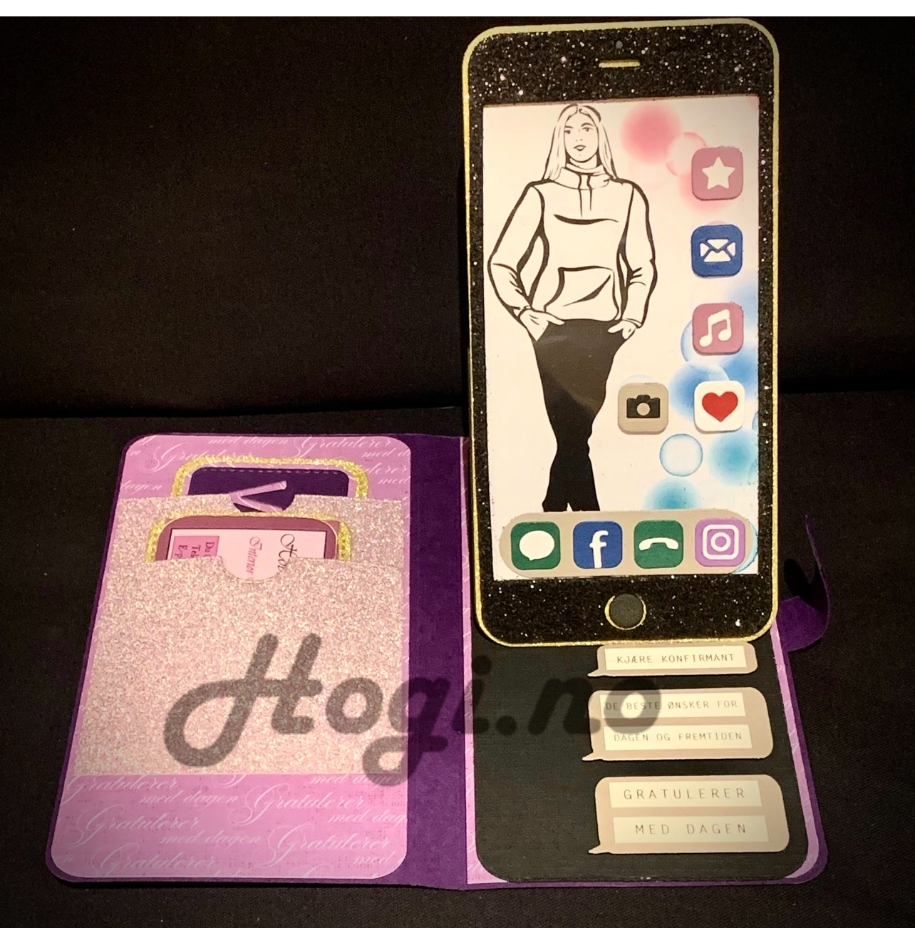 Hogi.nos mal til mobiltelefon-kort.