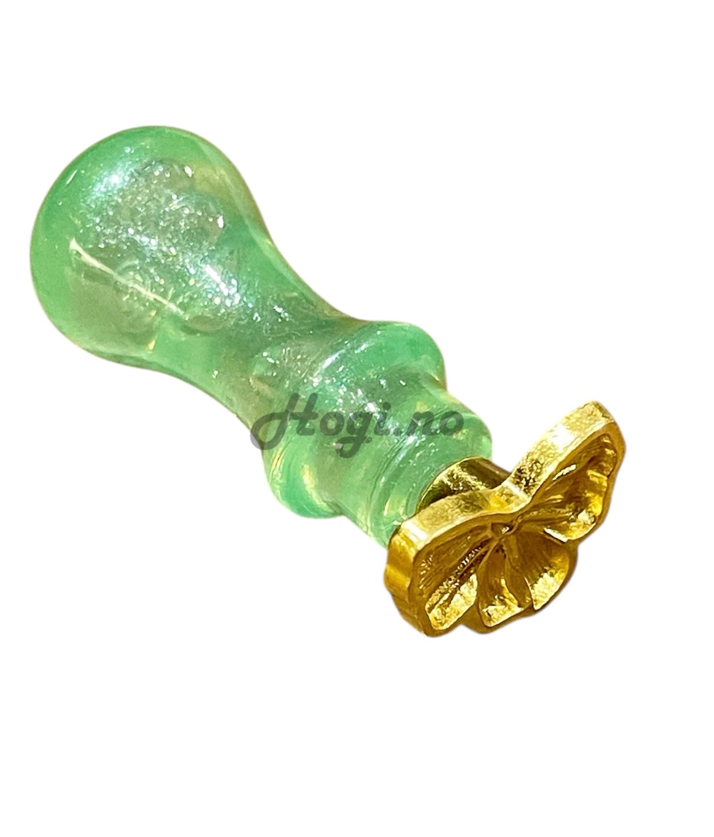Lakkstempel- wax sealing coin w/handle - Sløyfe 🎀 - lakk/ vokssegl- m/håndtak