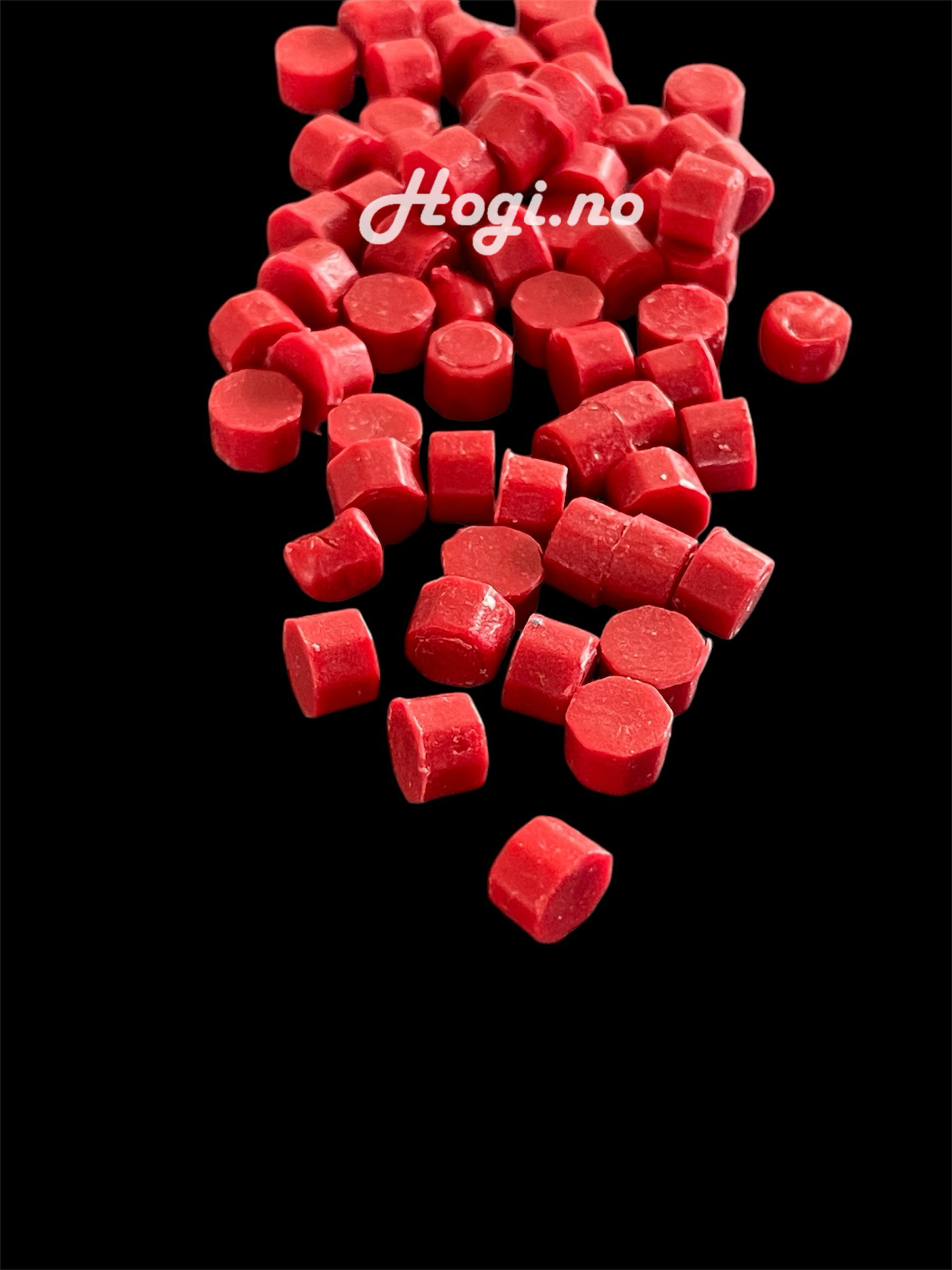 Wax- voks- matt rød/ red , rød , voks til bruk med lakksegl/ lakkstempel -17g