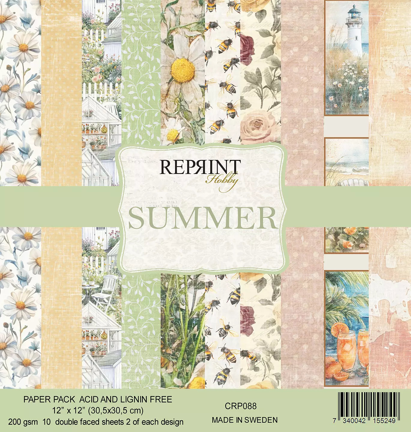 NYHET! Reprint - Summer Collection Paperpack - 12x12