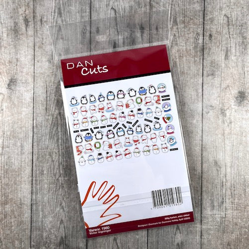 Dan cuts / die cuts - snømenn, pingviner, isbjørner og snøkuler