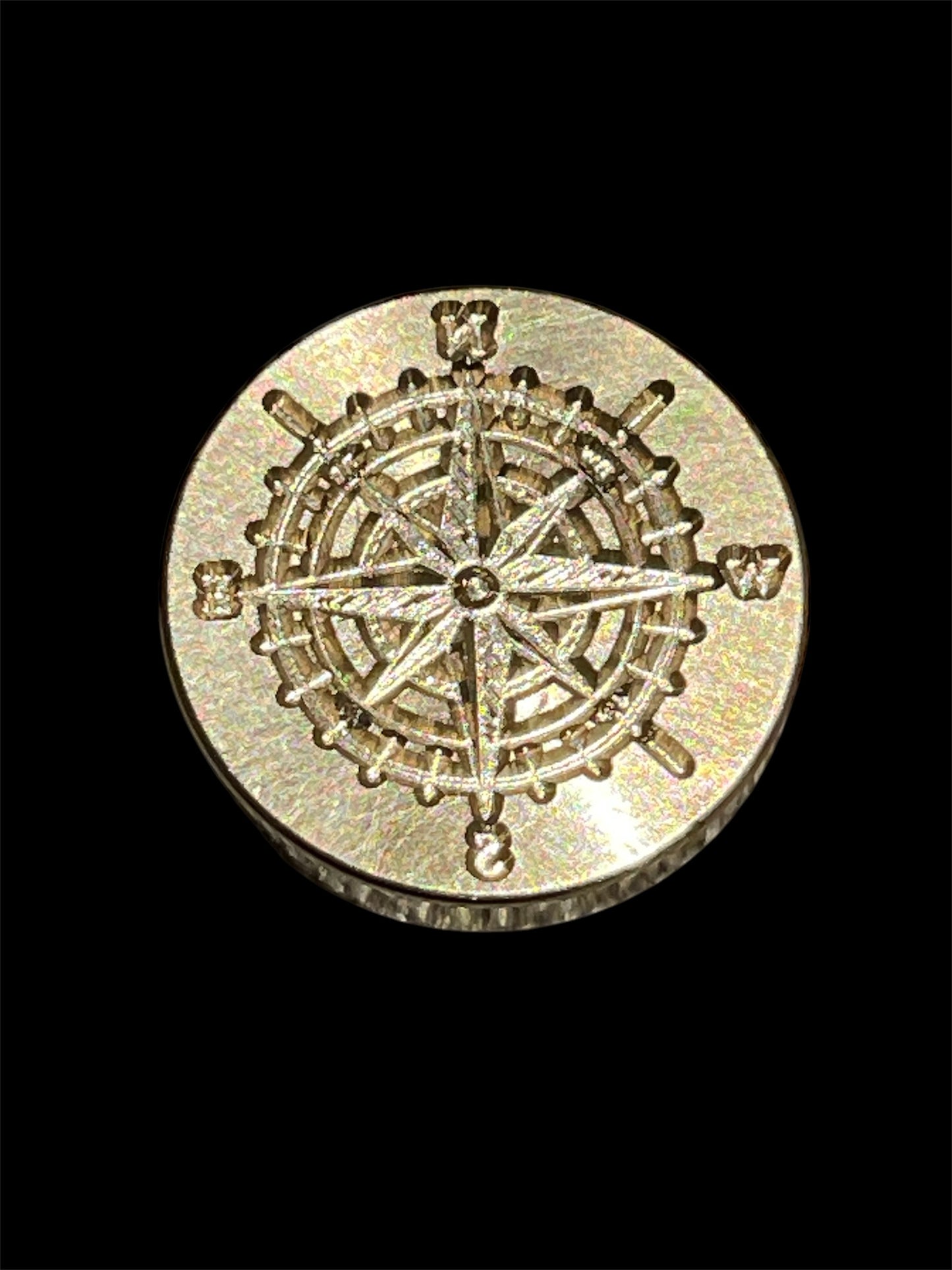 Lakkstempel- wax sealing coin- kompassrose Ø:25mm