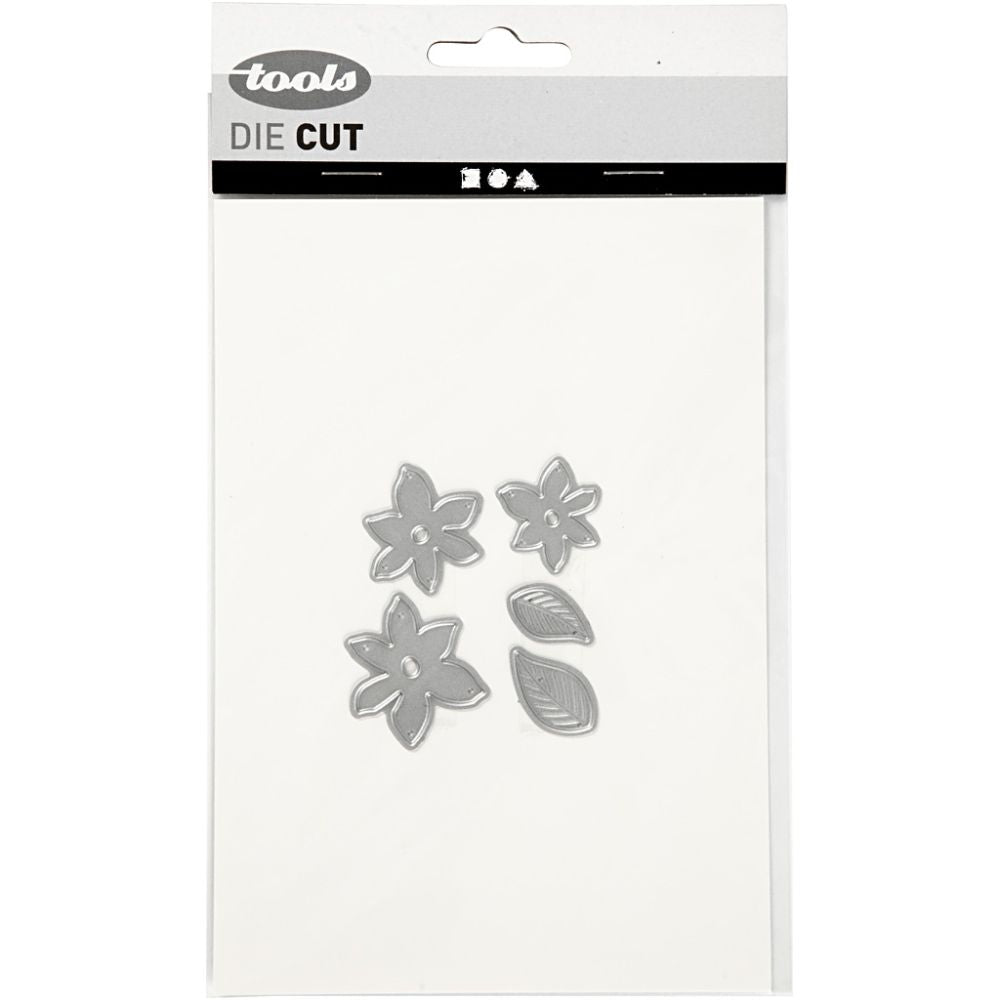 Tools - Blomster / Blad 5 stk dies i pk