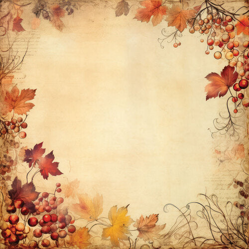 Creative expressions - Paperpack - autumn’s song - 8x8