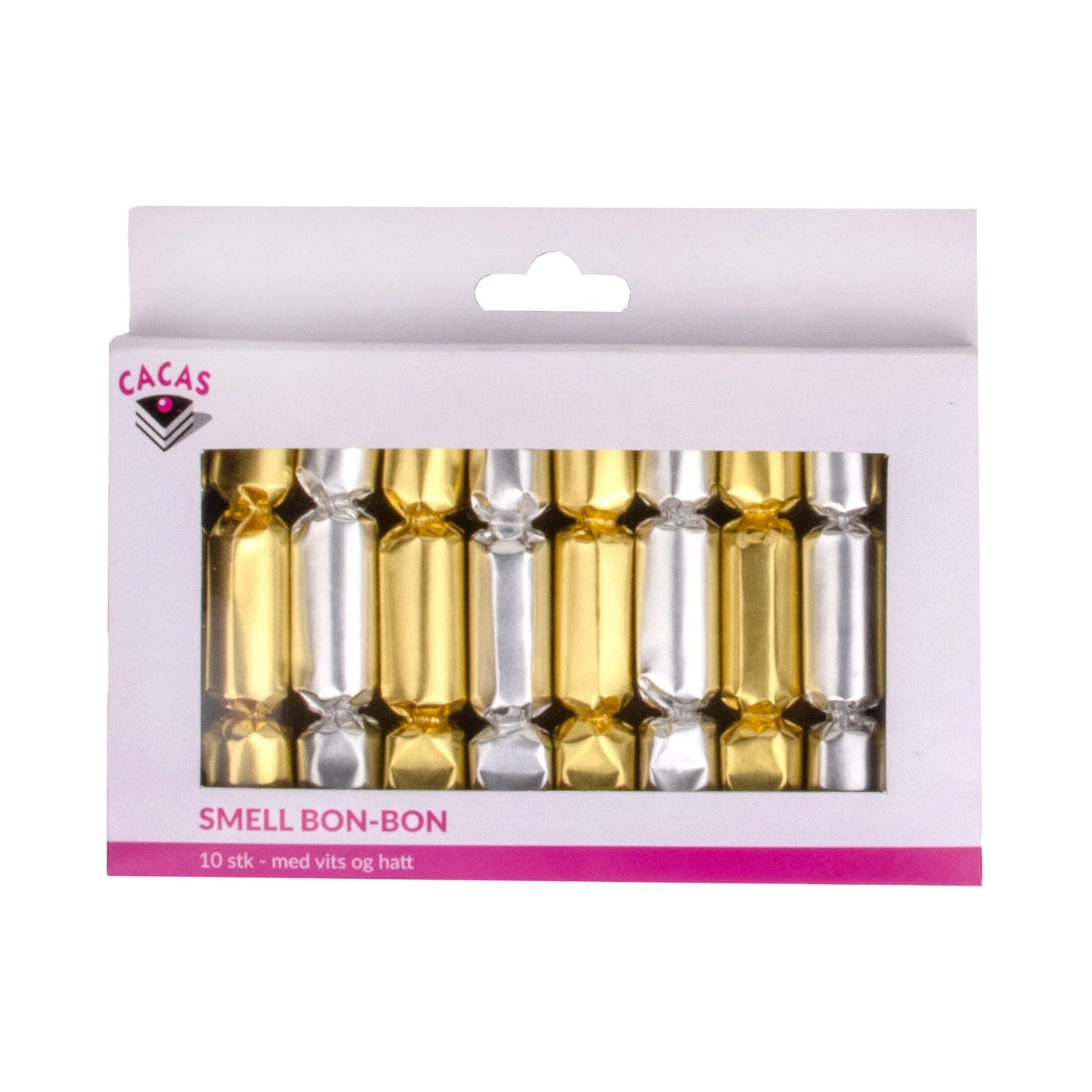 KNALLBON-BON MINI SØLV OG GULL 10 STK