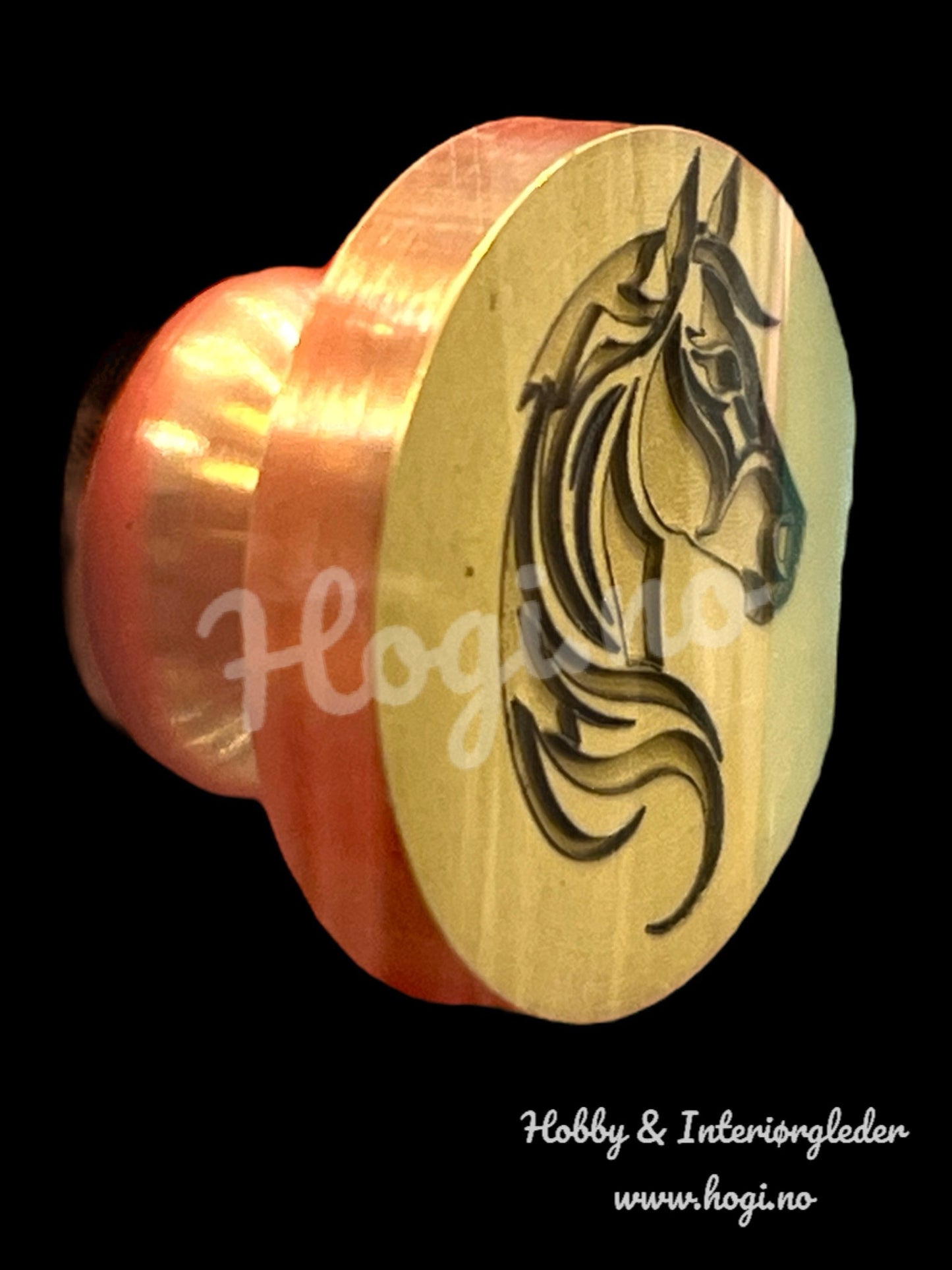 Lakkstempel - wax sealing coin - Hest / Hedtehode 🐴 - til lakkstempel segl