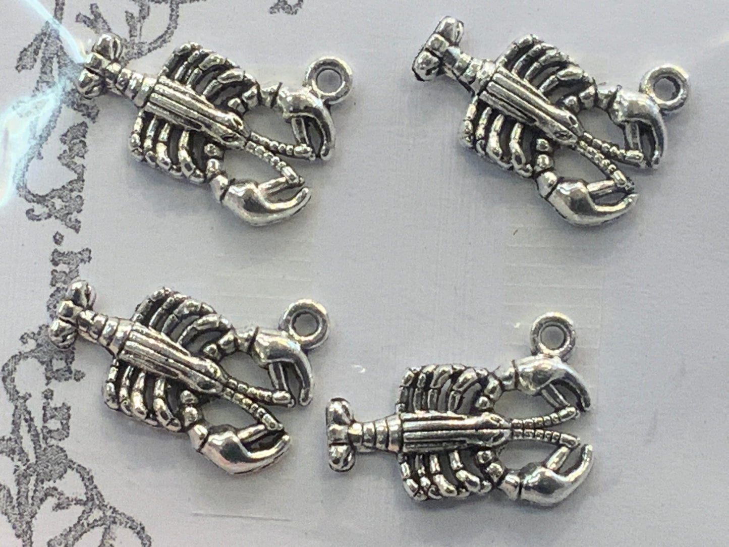 Charms - hummer sølv