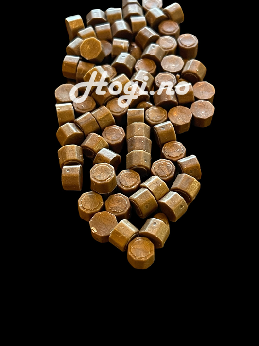 Wax octagon - matt kobber- voks til bruk med lakksegl/ lakkstempel 17g