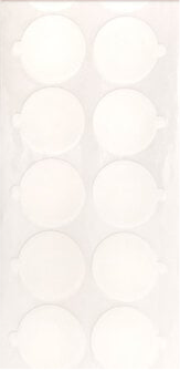 Wax seal adhesive backings Ø25mm- dobbeltsidige limsirkler til å ha bakpå dine voks segl.