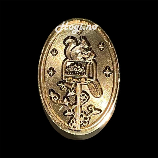 Lakkstempel- wax sealing coin - høst- brev/ Julepost - til lakkstempel segl