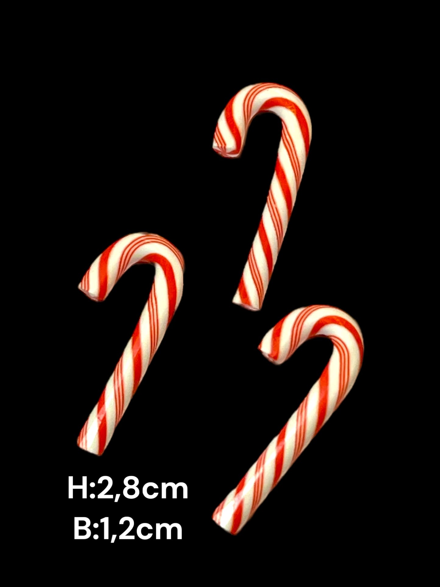 Charms - miniatyr - minifigur - Sukkertøystang / Godteristang /polkastang