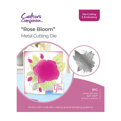 Gemini - GEMINI - HALF CREATE A CARD DIES - ROSE BLOOM
