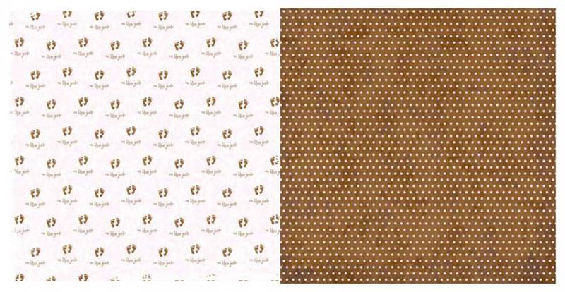 Papirdesign - Herman og Emilie - Søte små ben - Pd12644