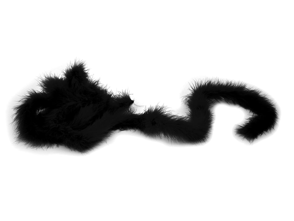 Marabu - Fjærboa - sort - 2m