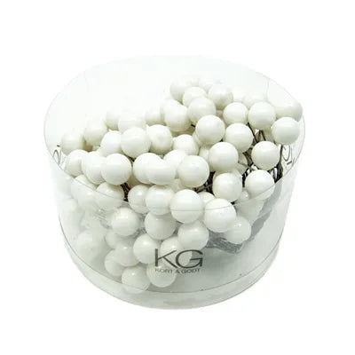 Pyntebær Hvite, 3 størrelser å velge mellom. 😊