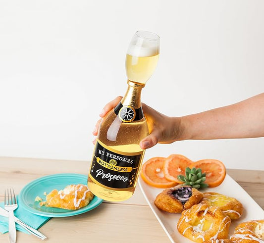 Prosecco vinglassflaske