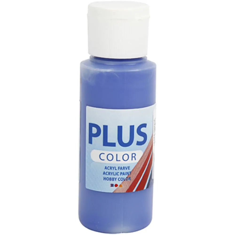 Plus Color hobbymaling - ultra marine / blå , 60ml 39645