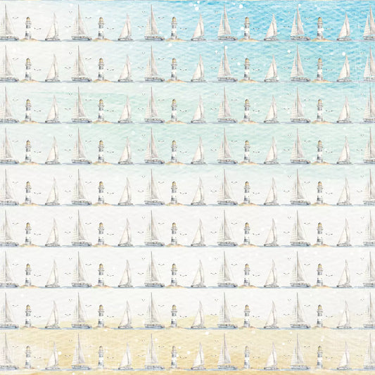 Reprint - Sea Side - Sailboats