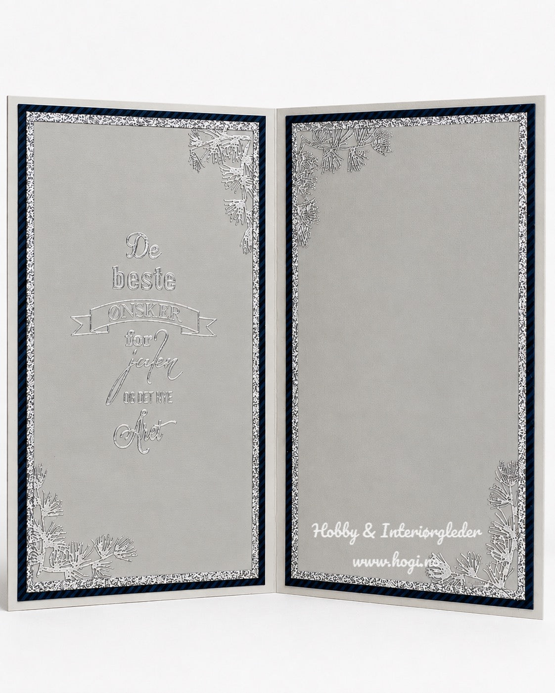 Woodware - julekule- stempelplate - Big Bubble Bauble Twigs & Berries Clear Stamps (JGS815)