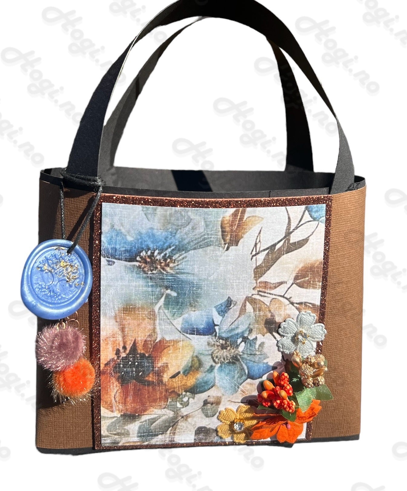 Hobbypakke - romslig veske med plass til gave og kort.😊