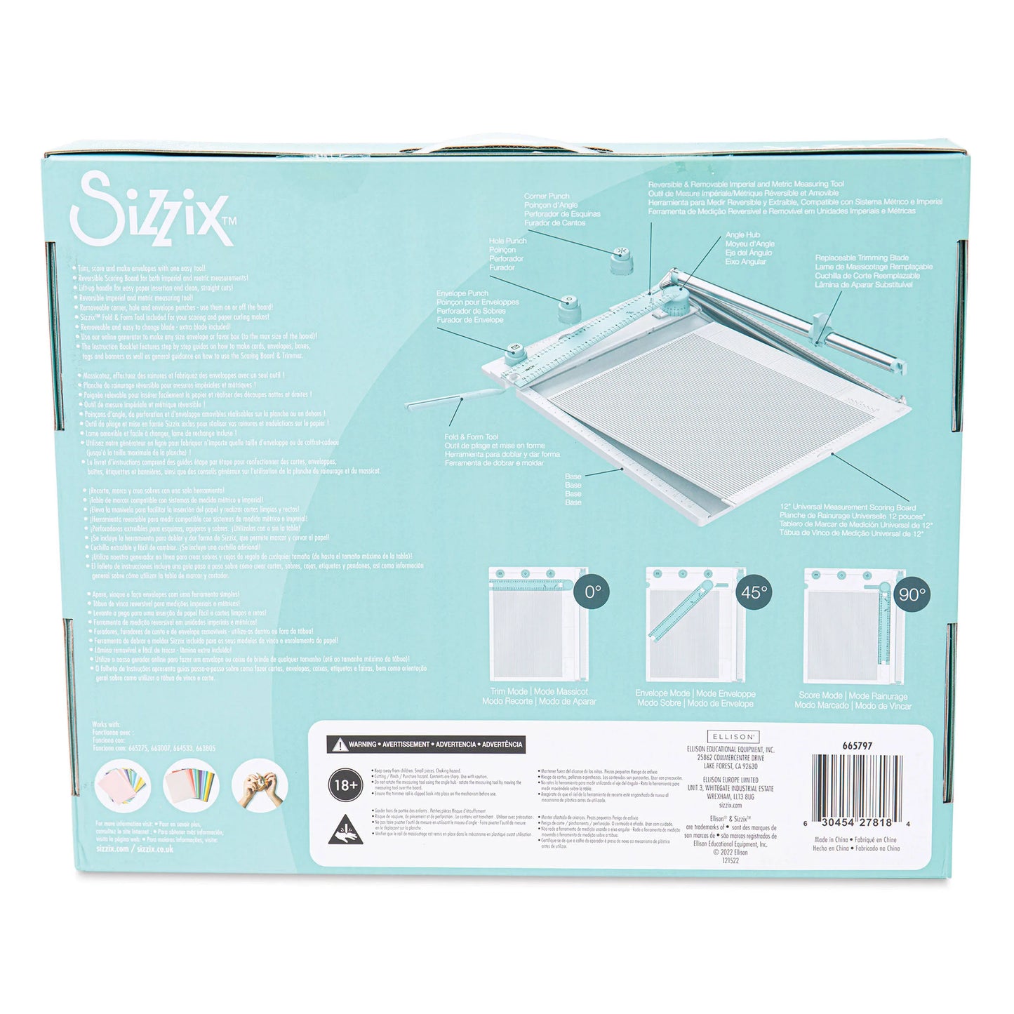 Sizzix - Scoring Board & Trim - 665797