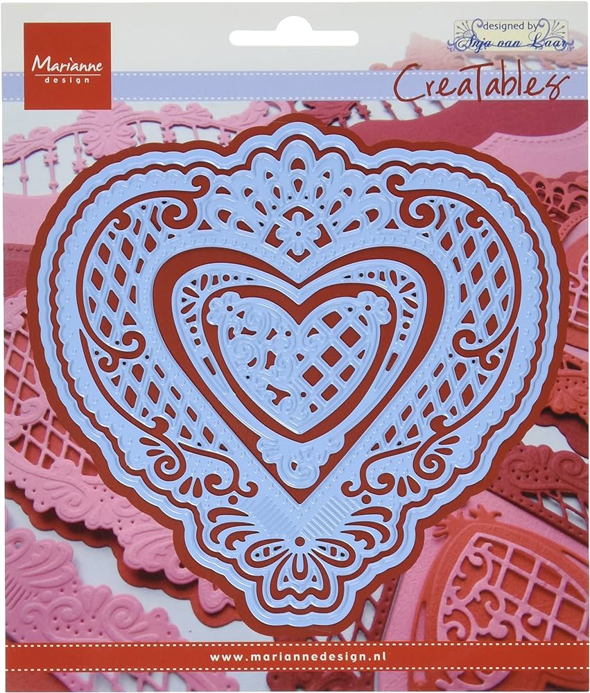 Marianne Design - heart doily