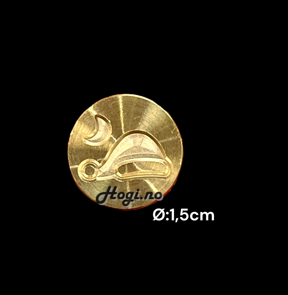 lakkstempel MINI - wax sealing coin - nisselue / nisse lue /nissens lue - til lakkstempel segl