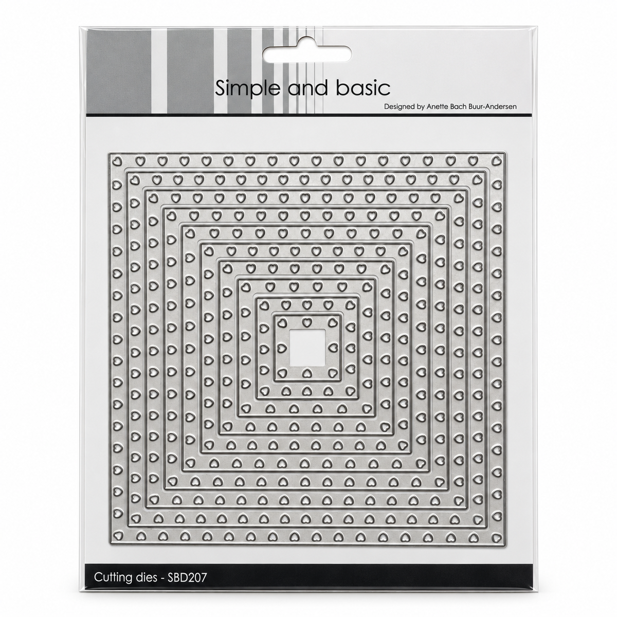 Simple and basic - Heart Framed Oval Cutting Dies (SBD207)