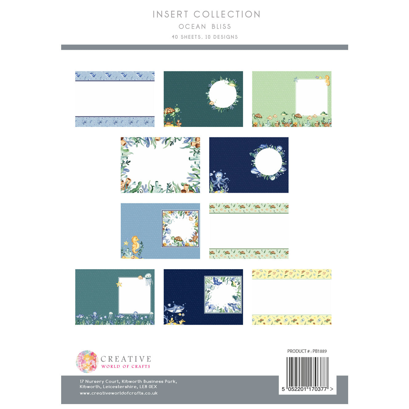 The paper boutiqe - Ocean Bliss arkpakke