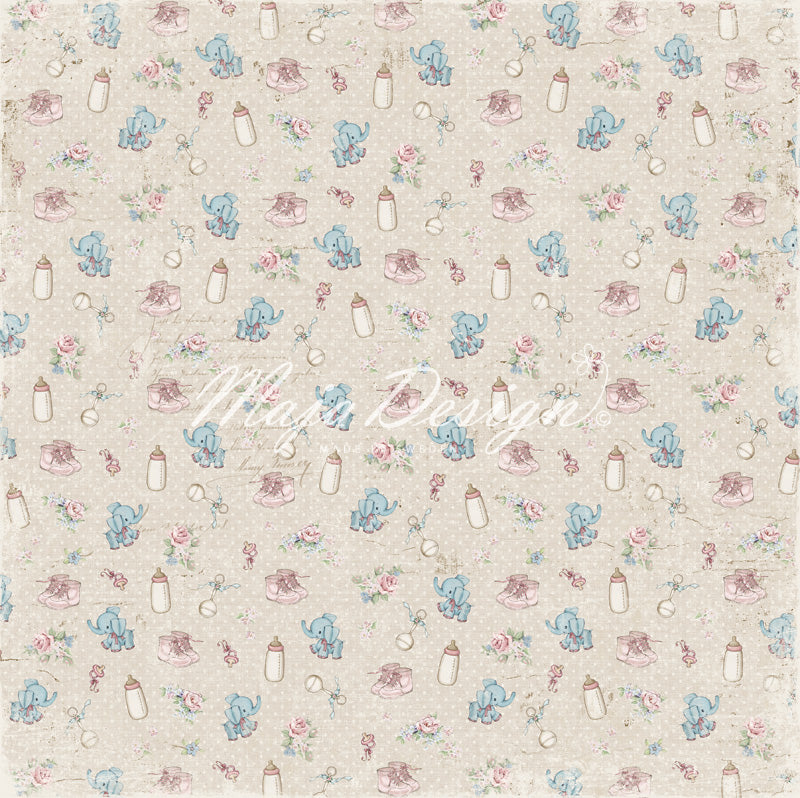 Maja design - Vintage Baby - Baby shower - Vin-743