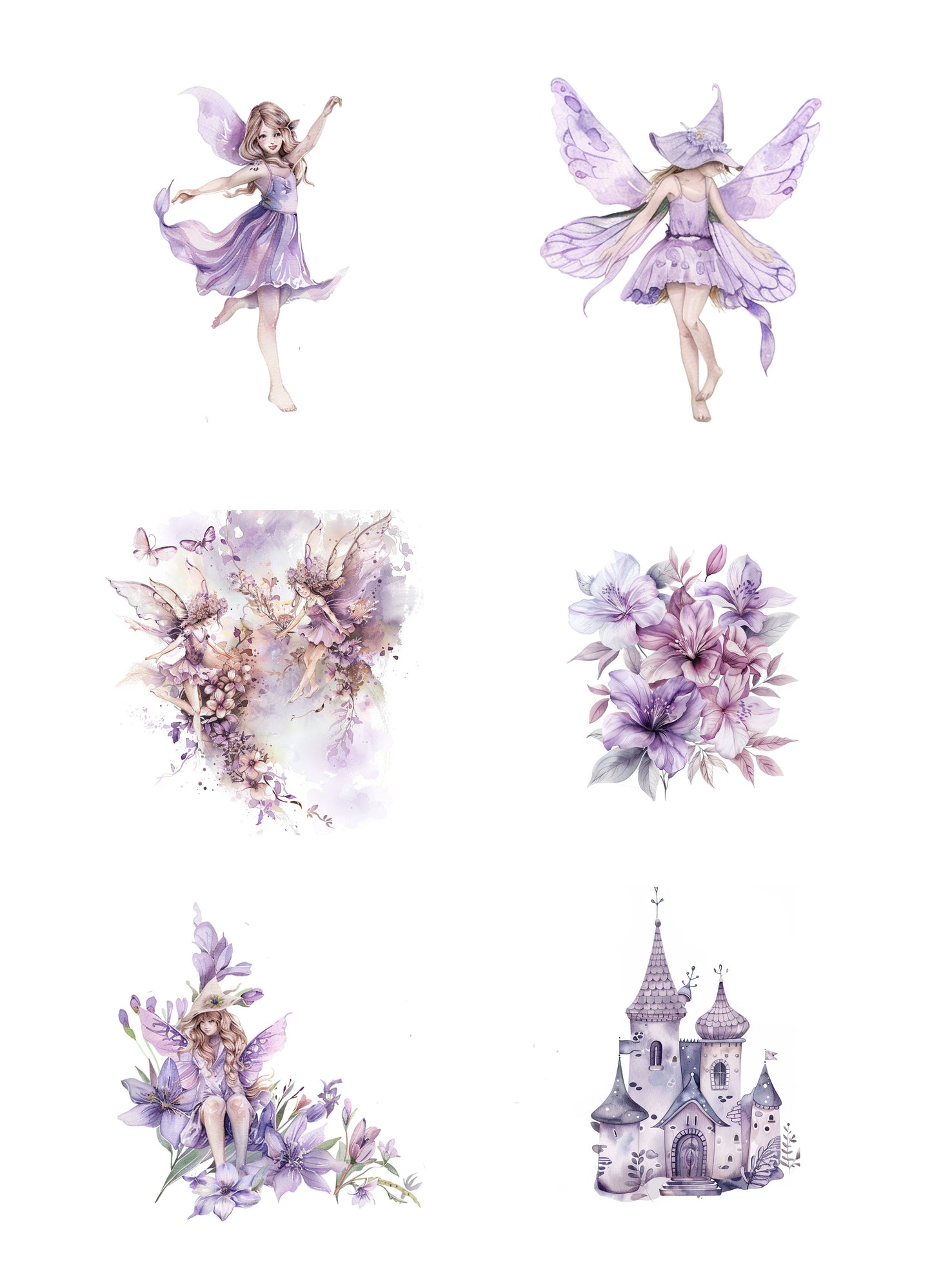 NYHET! Reprint klippark A4 - Fairies KP0110