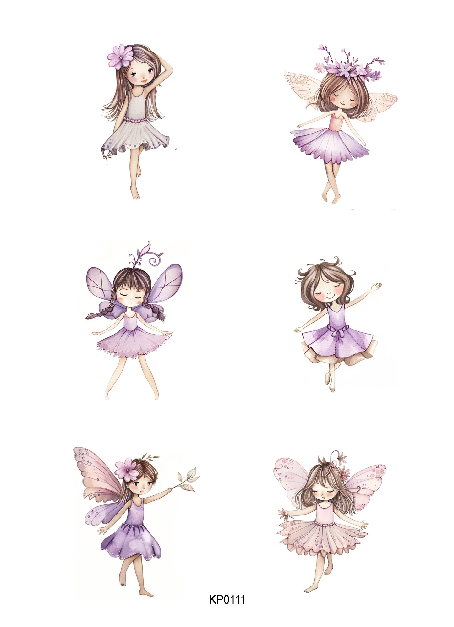 NYHET! Reprint klippark A4 - Fairies 2- KP0111