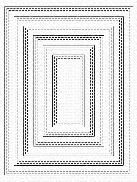 MFT-2055 A2 Double stitched rectangle stax die-namics
