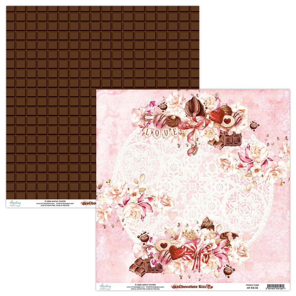 mintay - papers - Chocolate Kiss - MT-KIS-02