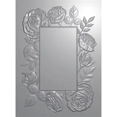 Gemini - embossing frames 3d embossing folder, die & stamp blooming roses (GEM