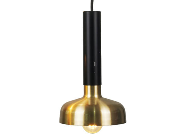 Lampe metall gull og sort