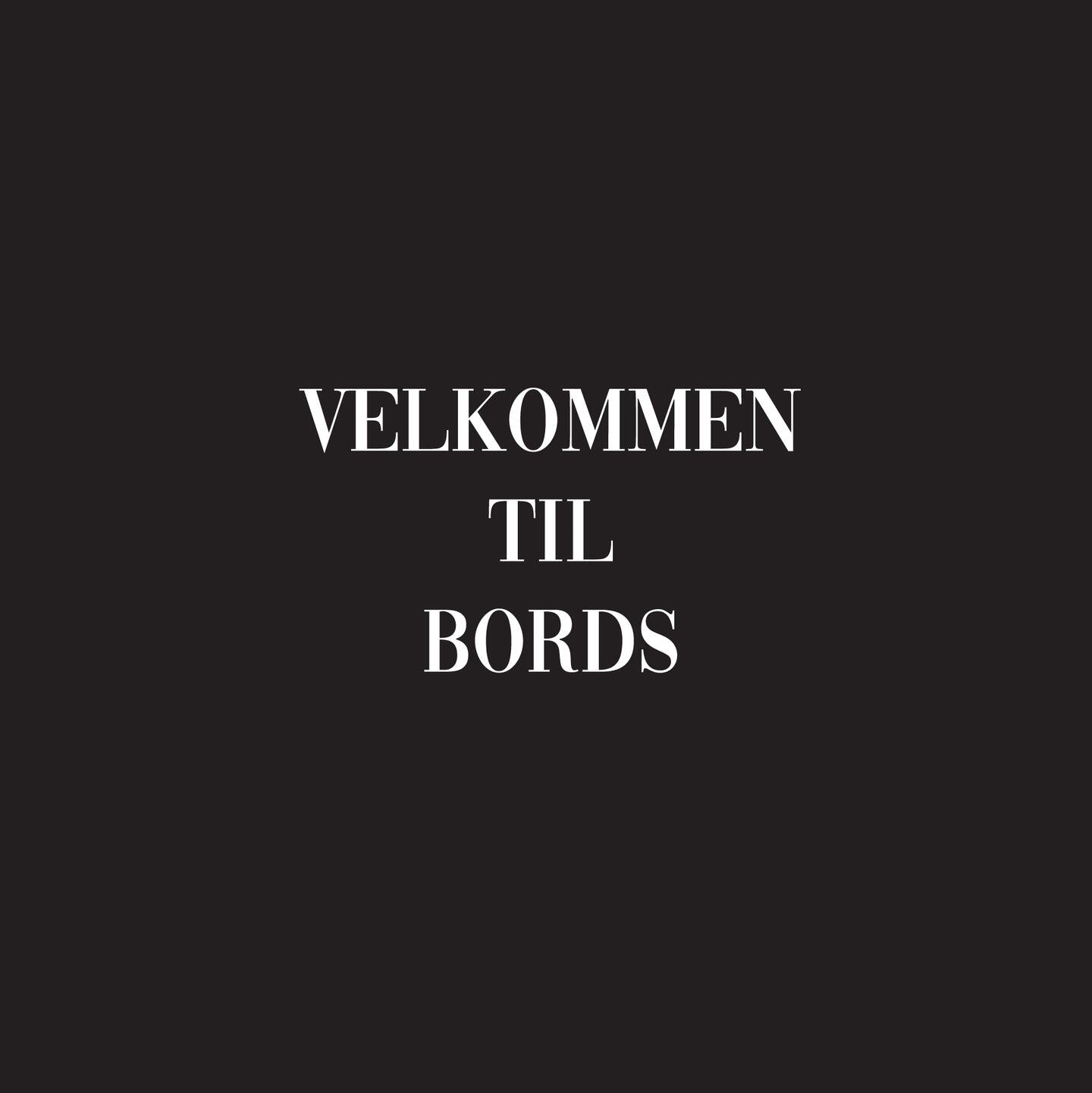 Servietter - lunsj - " VELKOMMEN TIL BORDS" Lunsjserviett 20 stk 3-lags 33x33cm