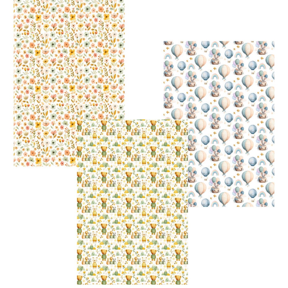 Ciao Bella -Lunibloom A4 Deluxe Paper Pearl & Vellum Dual Pack Mixed (6pcs) (CBX006)